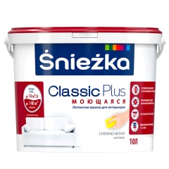 Латексная краска для интерьеров ŚNIEŻKA CLASSIC PLUS